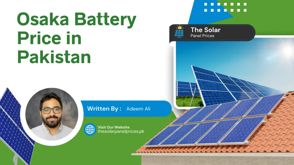 Osaka Battery Price in Pakistan